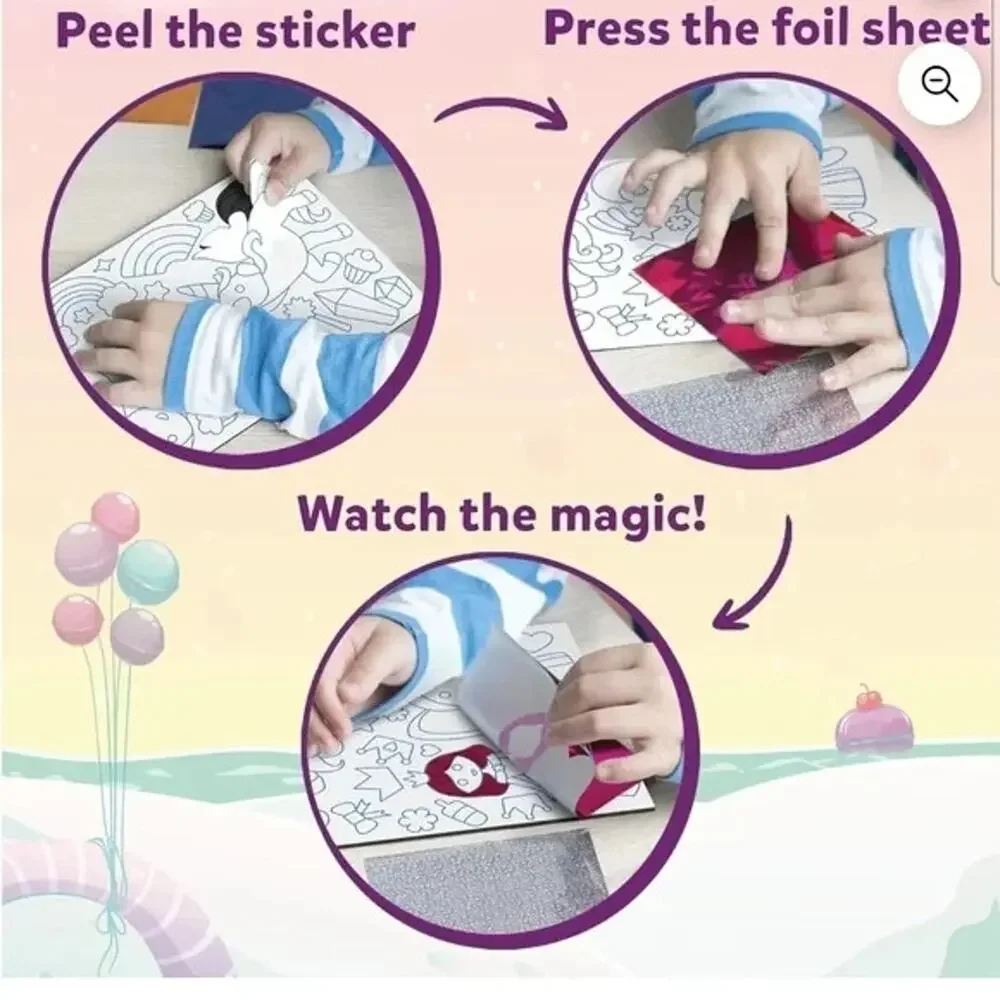 Skillmatics Foil Fun Unicorns and Princesses & Poke In Art Animal Kids Age 4+